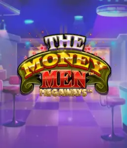 Dive into the dynamic world of The Money Men Megaways slot by Pragmatic Play, showcasing a bold logo with sparkling stars against a luxurious background. This graphic portrays the excitement and glamour of high-stakes gambling with its stunning ambiance and design. Perfect for gambling fans craving high-energy gaming. 