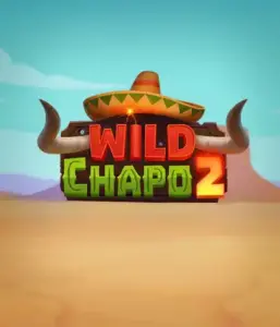 Step into the vibrant Mexican desert with Wild Chapo 2 slot by Relax Gaming, featuring a whimsical bull wearing a sombrero against a serene desert backdrop. This image captures the charm and humor of the game, ideal for those who love culturally inspired slots, providing a entertaining gaming experience.