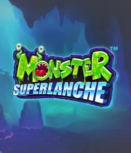 Enter the spooky depths with the Monster Superlanche game by Pragmatic Play, showcasing a vivid and whimsical monster logo set against a shadowy cave background. This graphic conveys the thrilling experience of a monster-themed game, perfect for fans of monster slots, offering a unique gaming experience. 